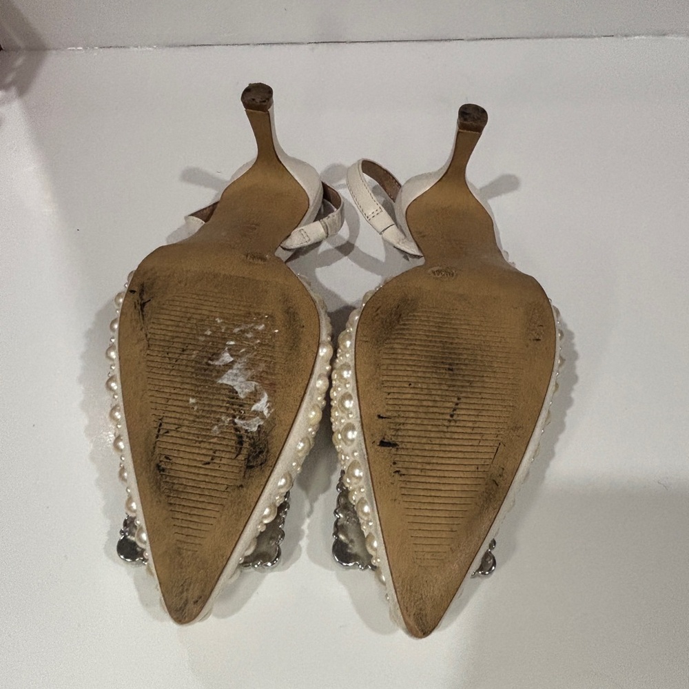 INC International Concepts Pearl Embellished Heels - Picture 5 of 7